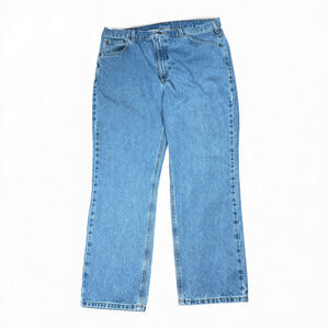 Carhartt Jeans Mens 38x30 Blue Stonewash Relaxed Fit B18 Straight Workwear Denim